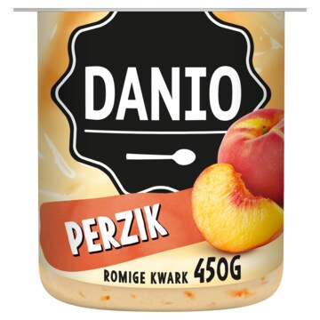 Danio Romige Kwark Perzik 450g