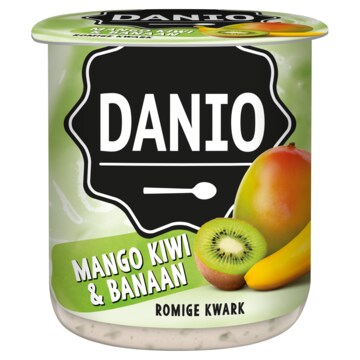 Danio Romige Kwark Mango Kiwi Banaan 450g
