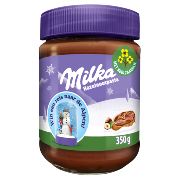 Milka Hazelnootpasta met chocolade 350g