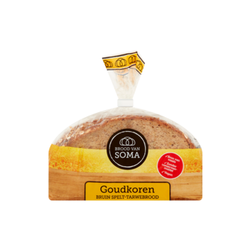 Brood van Soma - Goudkoren Bruin Spelt-Tarwebrood - 300g