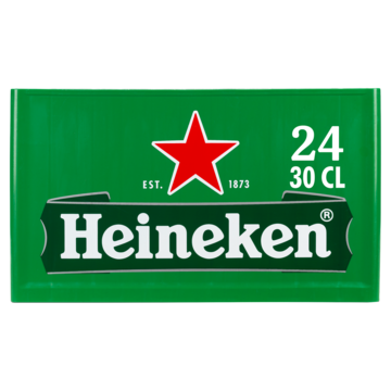 Heineken Premium Pilsener Bier Fles 24 x 30 cl Krat