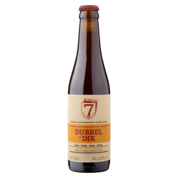 De 7 Deugden Dubbel + Dik Bier Fles 33cl