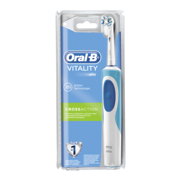 Pef Klik gebaar Oral-B Vitality CrossAction Oplaadbare Elektrische Tandenborstel bestellen?  - Drogisterij — Jumbo Supermarkten