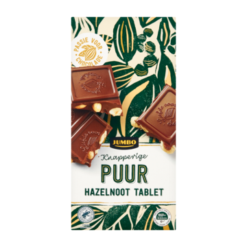 Jumbo Hazelnoot Puur Chocolade Tablet 200g