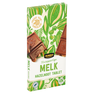 Jumbo Hazelnoot Melkchocolade Tablet 200g