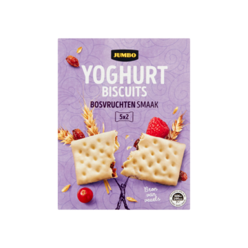 Jumbo Yoghurt Biscuits Bosvruchten  5 x 2 Stuks