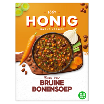 Honig Mix voor Maaltijdsoep Bruine Bonen 117g