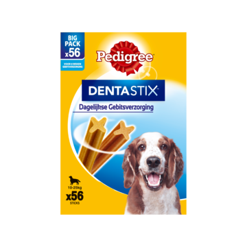 Pedigree Dentastix Medium Kauwstaaf - Gebitsverzorgende Hondensnack - 56 Stuks
