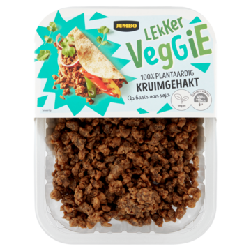 Jumbo Lekker Veggie Kruimgehakt Vegan 200g