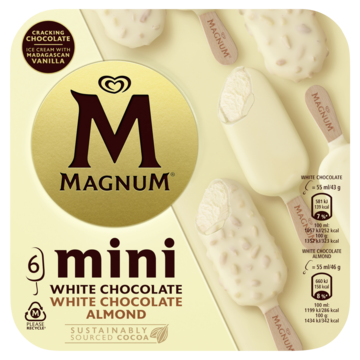 Magnum IJs Mini white chocolate & white almond