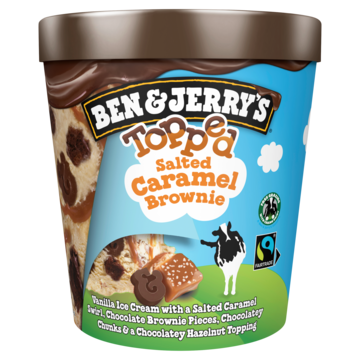 Ben & Jerry's IJs Topped Salted Caramel Brownie pint - 465ml