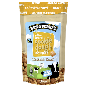 Ben & Jerry's IJs salted caramel cookie dough chunks