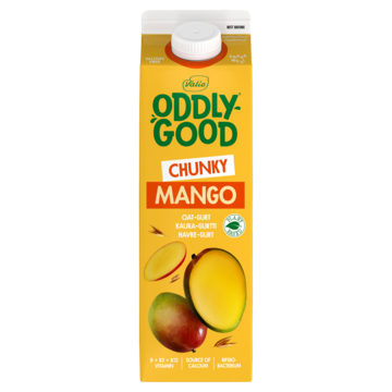 Oddlygood Gurt Mango 1kg Aanbieding 2 bakjes a 130 gram of pakken a 1000 ml