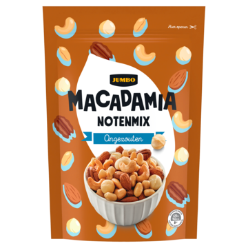 Macadamia Notenmix Ongezouten 200g