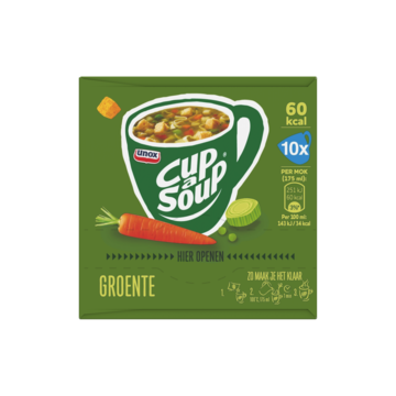Unox Cup-a-Soup Groente Geschikt 10 x 16g