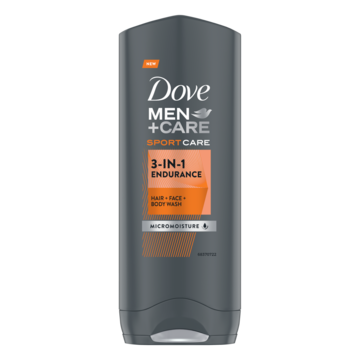 Dove Men+Care Sport 3-in-1 Body, Face & Hair Wash Endurance+Comfort 250ml