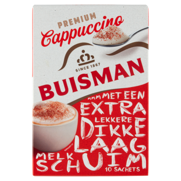 Buisman Premium Cappuccino 10 Sachets 125g
