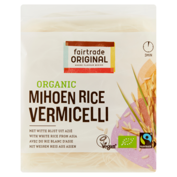 Fairtrade Original Organic Mihoen Rice Vermicelli 225g