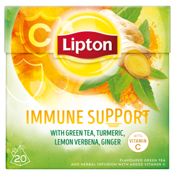 Lipton Groene Thee Immune Support 20 Stuks