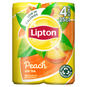 Lipton Ice Tea Peach 4 x 250ml