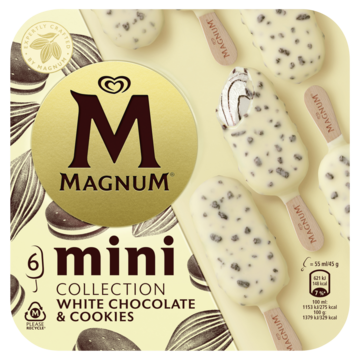 Magnum Mini IJs White Chocolate & Cookies 6 x 55ml