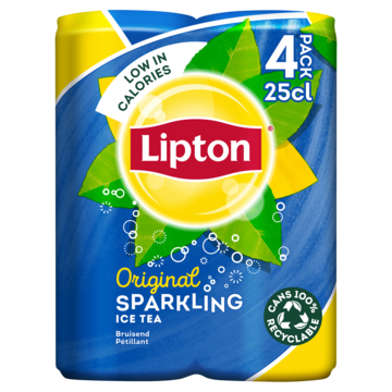Lipton Ice Tea Sparkling Original 4 x 250ml