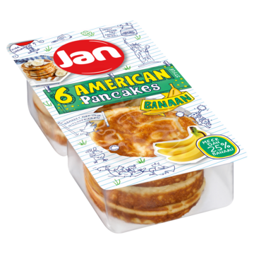 Jan American Style Pancakes Banaan 6 Stuks