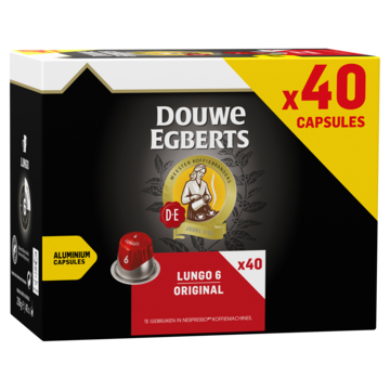 Douwe Egberts Lungo 6 Original 40 Capsules