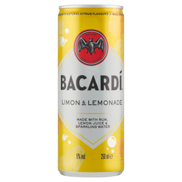 Bacardi Limon & Lemonade 250ML