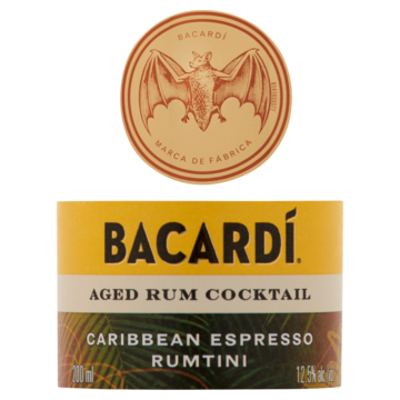 Bacardi Caribbean Espresso Rumtini 200ML