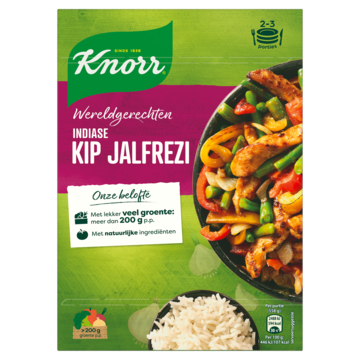 Knorr Wereldgerechten Maaltijdpakket Indiase Kip Jalfrezi 295g