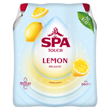 Spa TOUCH Bruisend Lemon 6 x 50cl