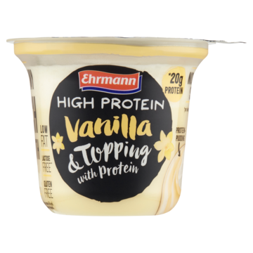 Ehrmann High Protein Vanilla & Topping with Protein 200g