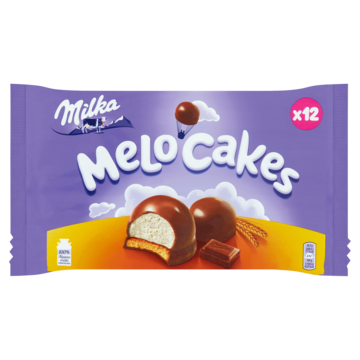 Milka MeloCakes Chocolade Cakejes 12 Stuks 200g