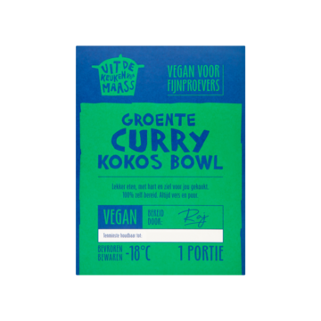 Uit de Keuken van Maass Groente Curry Kokos Bowl Vegan 380g