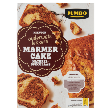 Jumbo Mix voor Marmer Cake Naturel-Speculaas 400g