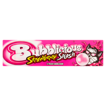 Bubblicious Kauwgom Strawberry Splash Single 38g