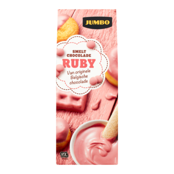 Jumbo Smeltchocolade Ruby 150g
