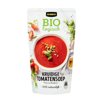 Kruidige Tomatensoep met Ui en Basilicum Biologisch 570ml