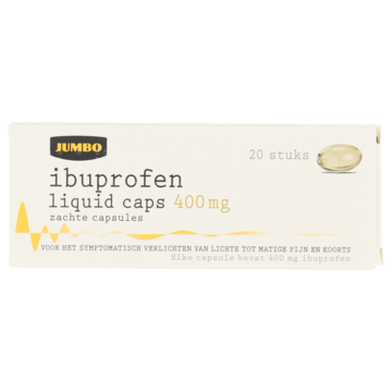 Jumbo Ibuprofen Liquid 400mg, 20 capsules