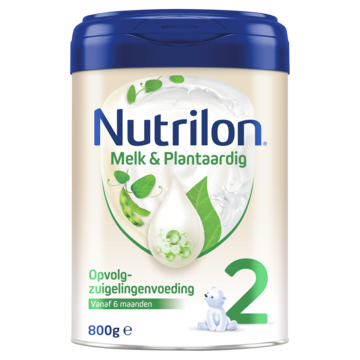 Nutrilon Melk & Plantaardig 2 Opvolgzuigelingenvoeding 6-12 Maanden 800g