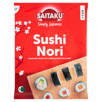 Saitaku Sushi Nori 5 Vellen 14g