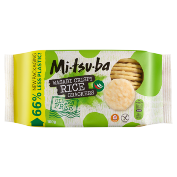 Mitsuba Wasabi Crispy Rise Crackers 100g