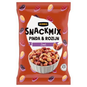 Snackmix Pinda Rozijn 125g