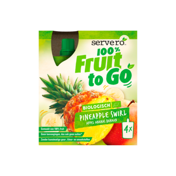 Servero 100 Fruit To Go Biologisch Pineapple Swirl 4 X 90 G Bij Jumbo servero kopen in de aanbieding Servero 100 Fruit To Go Biologisch Pineapple Swirl 4 X 90 G Bij Jumbo servero kopen in de aanbieding