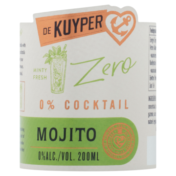 De Kuyper Zero Cocktail Mojito Minty Fresh 0% 200ml