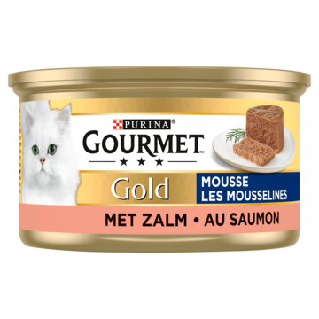 PURINA® Gourmet Gold Mousse met Zalm 85g