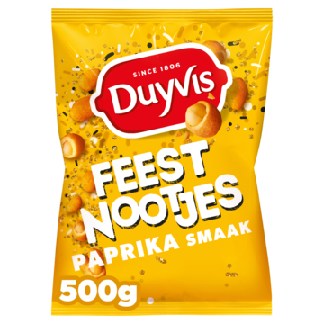 Duyvis Feestnootjes Paprika Borrel Pinda Noten 500gr