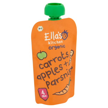 Ella's Kitchen Wortels, appels + pastinaak 4+ bio 120g