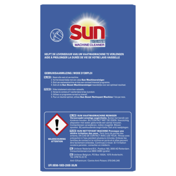 Sun Optimum Machinereiniger Normaal 3 x 40g